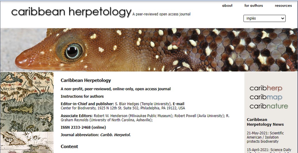 Caribbean Herpetology
